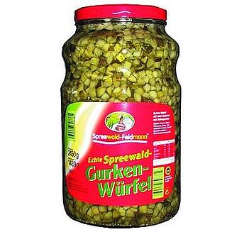 GURKENWÜRFEL, 2650ML / GL 