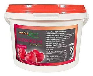 SAUERKIRSCH KONFITÜRE EXTRA 3 KG / EI 