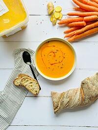 MÖHREN-​INGWERSUPPE VEGETARISCH 5 KG / EI 