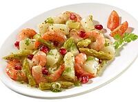 SPARGEL-​SALAT MIT GARNELEN, 1 KG / SL 