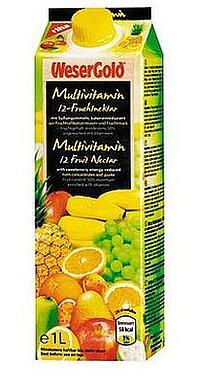 WG MULTIVITAMIN-​MEHRFRUCHT-​NEKTAR, 8X1L / KT 